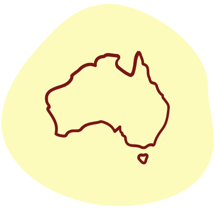 graphic of Australia
